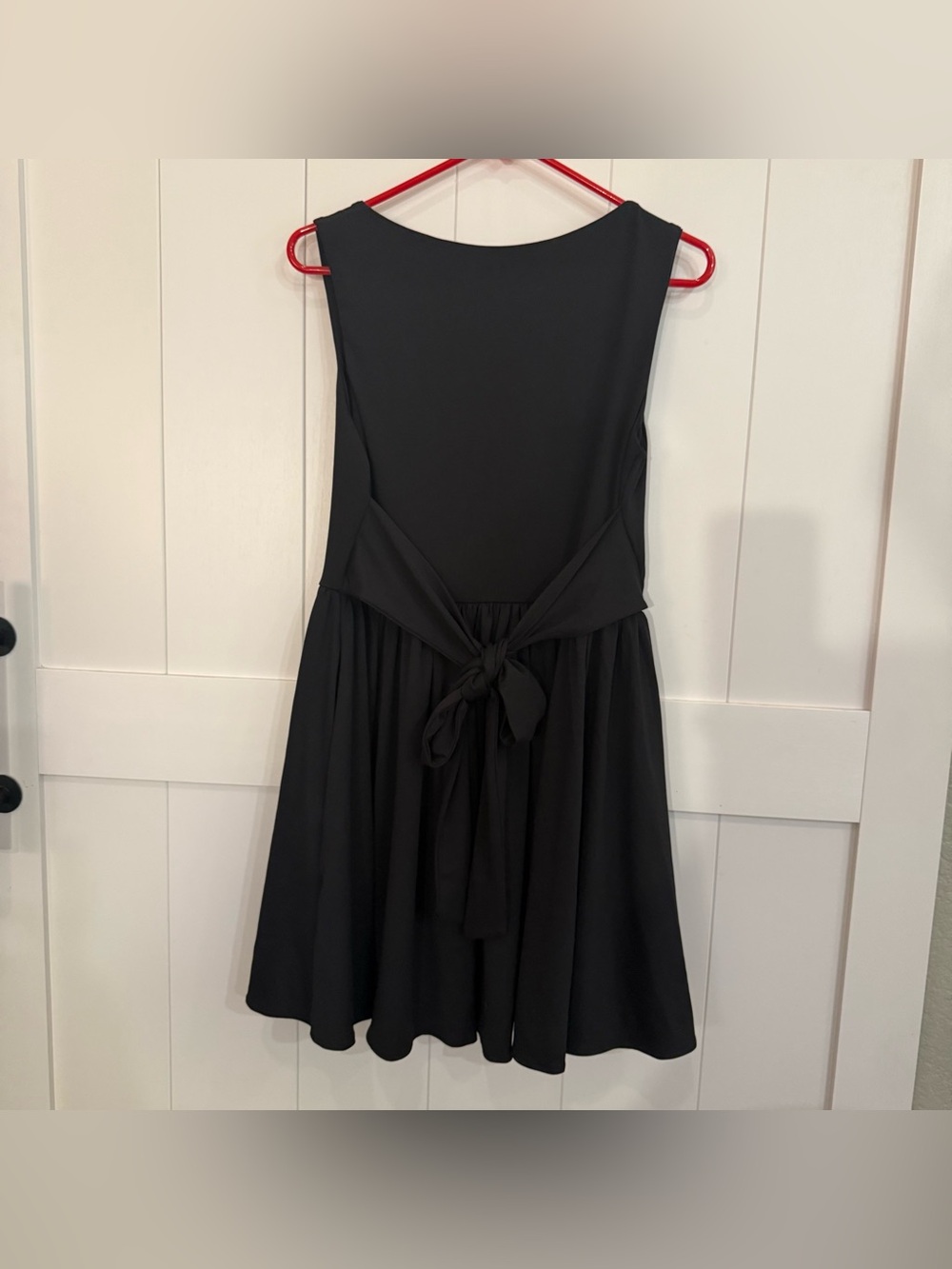 Little Black Square Neck Sleeveless Fit-and-Flare Dress Size M - Picture 14 of 14